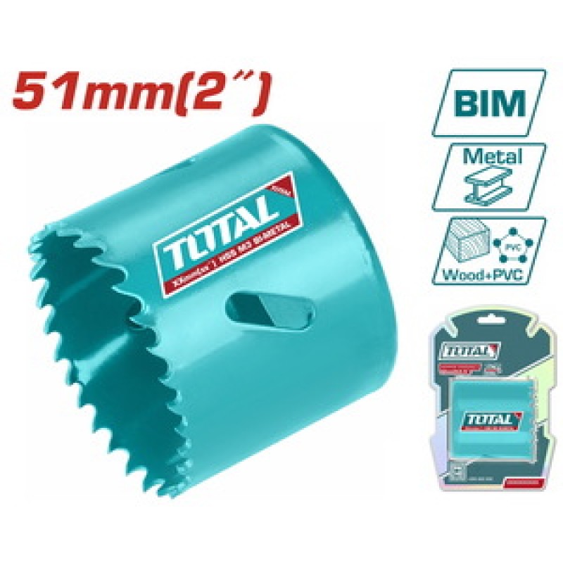 TOTAL ΠΟΤΗΡΟΤΡΥΠΑΝΟ ΜΕΤΑΛΛΟΥ 51mm (TAC410511)
