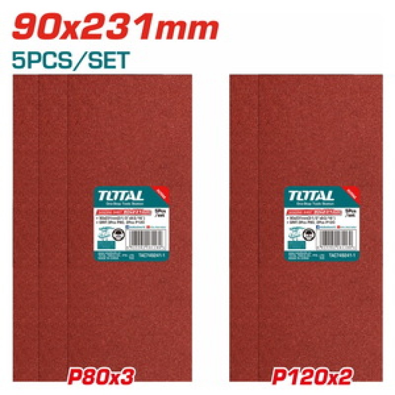 TOTAL ΣΕΤ ΓΥΑΛΟΧΑΡΤΑ 5τεμ ΓΙΑ TF1301826 (TAC749241-1)