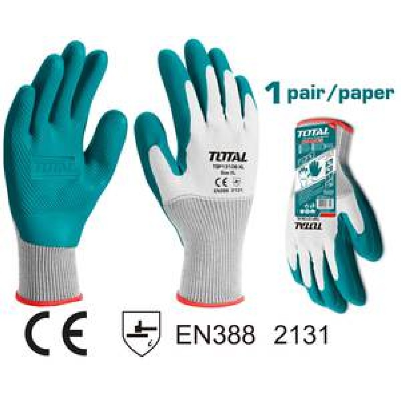TOTAL ΕΠΑΓΓ. ΓΑΝΤΙΑ LATEX ΕΡΓΑΣΙΑΣ ΕΝΙΣΧΥΜΕΝΑ (TSP13106-XL)