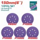 TOTAL ΣΕΤ ΓΥΑΛΟΧΑΡΤΑ 150mm 10ΤΕΜ ΓΙΑ TAT91501 / TF2041506 (TAC73150101)