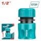 TOTAL ΤΑΧΥΣΥΝΔΕΣΜΟΣ ΜΕ ΒΑΛΒΙΔΑ STOP 1/2" (THHCS01121)