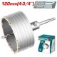 TOTAL ΔΙΑΜΑΝΤΟΚΟΡΩΝΑ ΜΠΕΤΟΥ SDS - PLUS 120mm (TAC4301201)