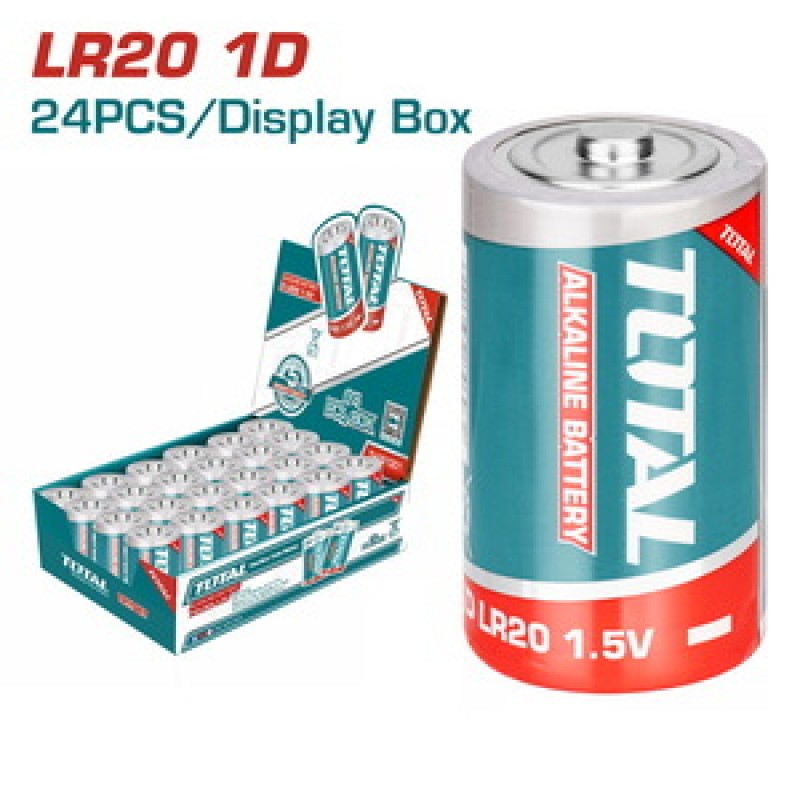 TOTAL ΑΛΚΑΛΙΚΕΣ ΜΠΑΤΑΡΙΕΣ 1.5V D LR20 (THAB1D01)
