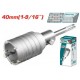 TOTAL ΔΙΑΜΑΝΤΟΚΟΡΩΝΑ ΜΠΕΤΟΥ SDS - PLUS 40mm (TAC430401)