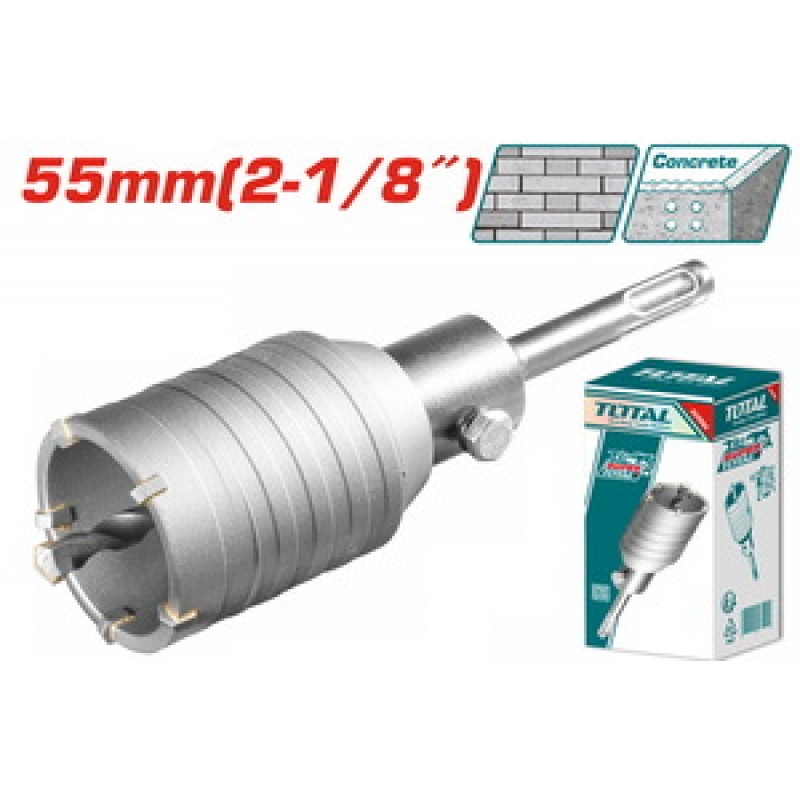 TOTAL ΔΙΑΜΑΝΤΟΚΟΡΩΝΑ ΜΠΕΤΟΥ SDS - PLUS 55mm (TAC430551)