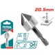 TOTAL ΦΡΕΖΟΤΡΥΠΑΝΟ ΜΕΤΑΛΛΟΥ 20.5mm (TAC812051)