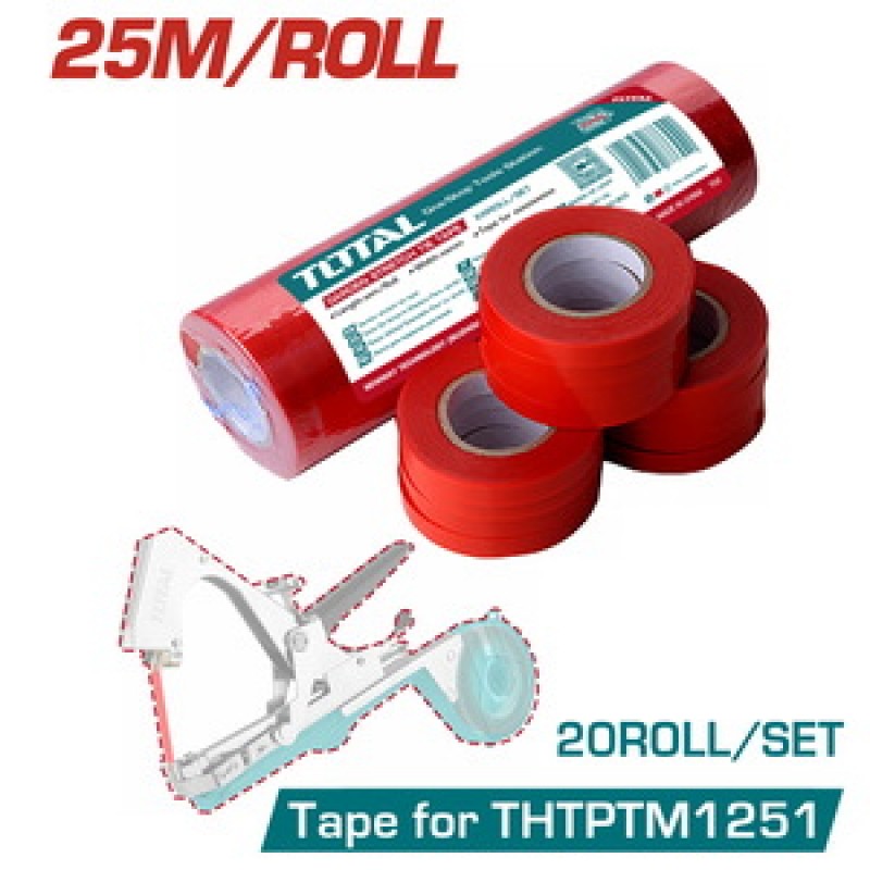 TOTAL ΤΑΙΝΙΑ ΓΙΑ ΔΕΤΙΚΟ ΨΑΛΙΔΙ 11mm / 25m 20ΤΕΜ (THTPTM1251T)