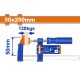 WADFOW ΣΦΙΓΚΤΗΡΑΣ ΜΑΡΑΓΚΩΝ 50 Χ 250mm (WCP2153)