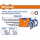 WADFOW ΣΕΤ ΚΛΕΙΔΙΑ ΑΛΛΕΝ ΜΠΙΛΙΑΣ 1.5 - 10mm 9ΤΕΜ (WHK2291)