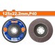 WADFOW ΠΟΛΥΠΤΕΡΟ ΓΥΑΛΙΣΜΑΤΟΣ 125mm Ρ40 (WYL2301)