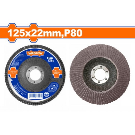 WADFOW ΠΟΛΥΠΤΕΡΟ ΓΥΑΛΙΣΜΑΤΟΣ 125mm Ρ80 (WYL2303)