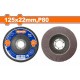 WADFOW ΠΟΛΥΠΤΕΡΟ ΓΥΑΛΙΣΜΑΤΟΣ 125mm Ρ80 (WYL2303)