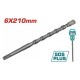 TOTAL ΔΙΑΜΑΝΤΟΤΡΥΠΑΝΟ SDS-PLUS 6 X 210mm (TAC310603)