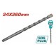 TOTAL ΔΙΑΜΑΝΤΟΤΡΥΠΑΝΟ SDS-PLUS 24 X 260mm (TAC312403)