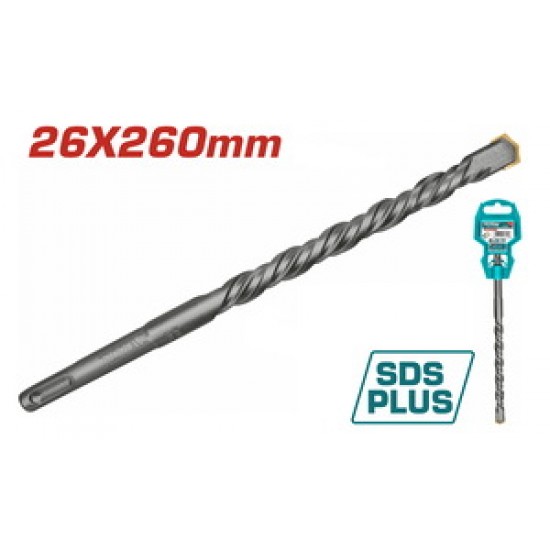 TOTAL ΔΙΑΜΑΝΤΟΤΡΥΠΑΝΟ SDS-PLUS 26 X 260mm (TAC312603)