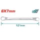 TOTAL ΠΟΛΥΓΩΝΑ 6 Χ 7mm (TORSP06071)