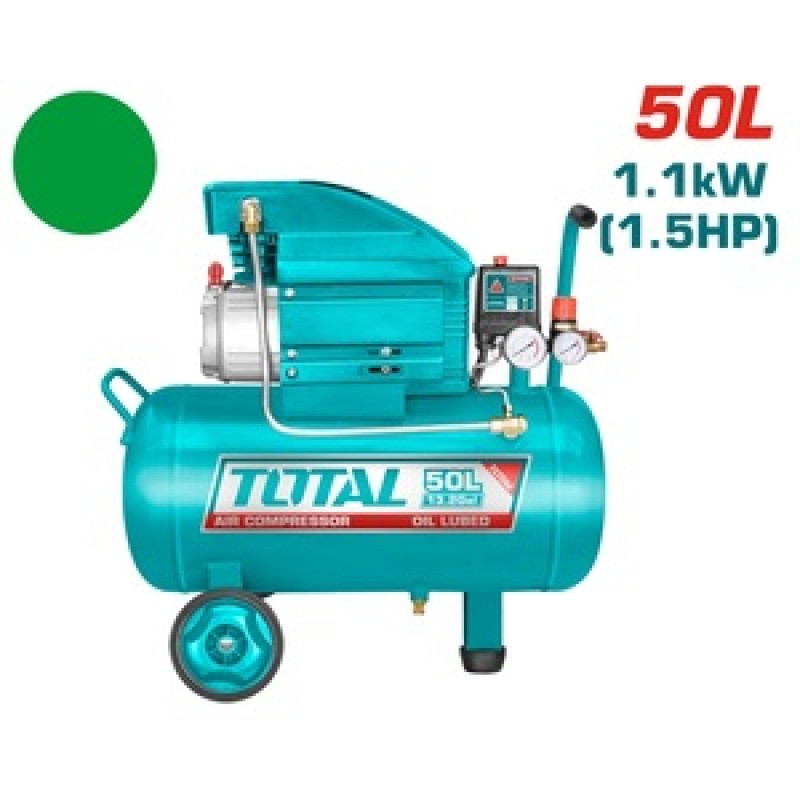 TOTAL ΕΠΑΓΓ. ΑΕΡΟΣΥΜΠΙΕΣΤΗΣ ΛΑΔΙΟΥ 1.1kW / 1.5HP / 50Lit (TC255061E)