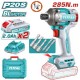 TOTAL ΕΠΑΓΓ. ΠΑΛΜΙΚΟ ΚΑΤΣΑΒΙΔΙ ΜΠΑΤ. Li-ion 20V / 2Ah / 285Nm / 2 ΜΠΑΤΑΡΙΕΣ (TIRLI2028E)