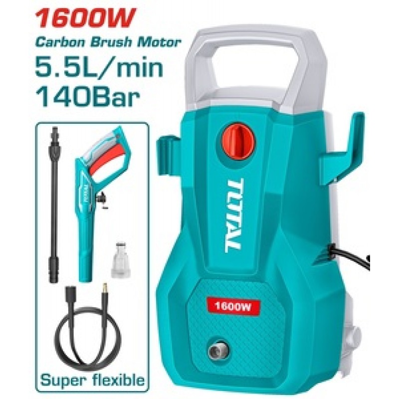 TOTAL ΠΛΥΣΤΙΚΟ ΝΕΡΟΥ 1.600W / 140 Bar / Brush motor (TGT11336)