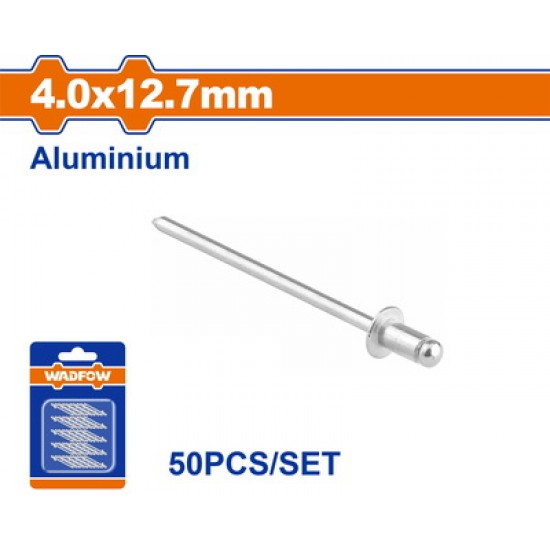 WADFOW ΠΡΙΤΣΙΝΙΑ ΑΛΟΥΜ. 4 X 12.7mm 50TEM (WREZK23)