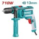 TOTAL ΕΠΑΓΓ. ΔΡΑΠΑΝΟΣ ΚΡΟΥΣΤ. 710W ΑΥΤΟΜΑΤΟ ΤΣΟΚ 13mm (TG10713662)