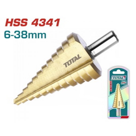TOTAL ΕΠΑΓΓ. ΤΡΥΠΑΝΙ ΚΩΝΙΚΟ 6-38mm (TAC7563801)