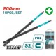 TOTAL ΜΥΤΕΣ ΜΑΓΝΗΤΙΚΕΣ ΜΑΥΡΕΣ ΡH2 200mm 10ΤΕΜ (TACIM16PH285)