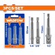 WADFOW ΣΕΤ ΑΝΤΑΠΤΟΡΕΣ 1/4" - 3/8" - 1/2" 3ΤΕΜ (WSV4K01)