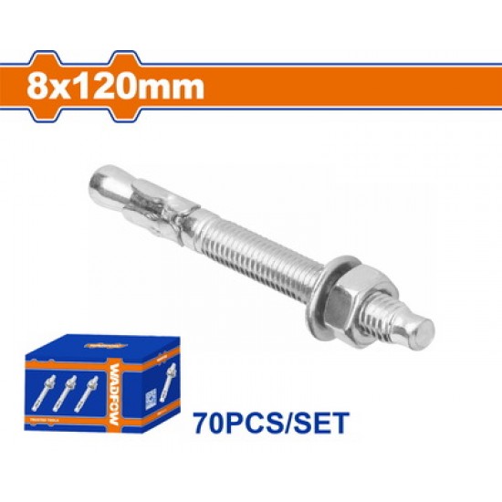 WADFOW ΒΙΣΜΑΤΑ ΜΕΤΑΛΛΙΚΑ ΓΑΛΒ. EXPRESS 8 Χ 120 70ΤΕΜ (WDQ2525)
