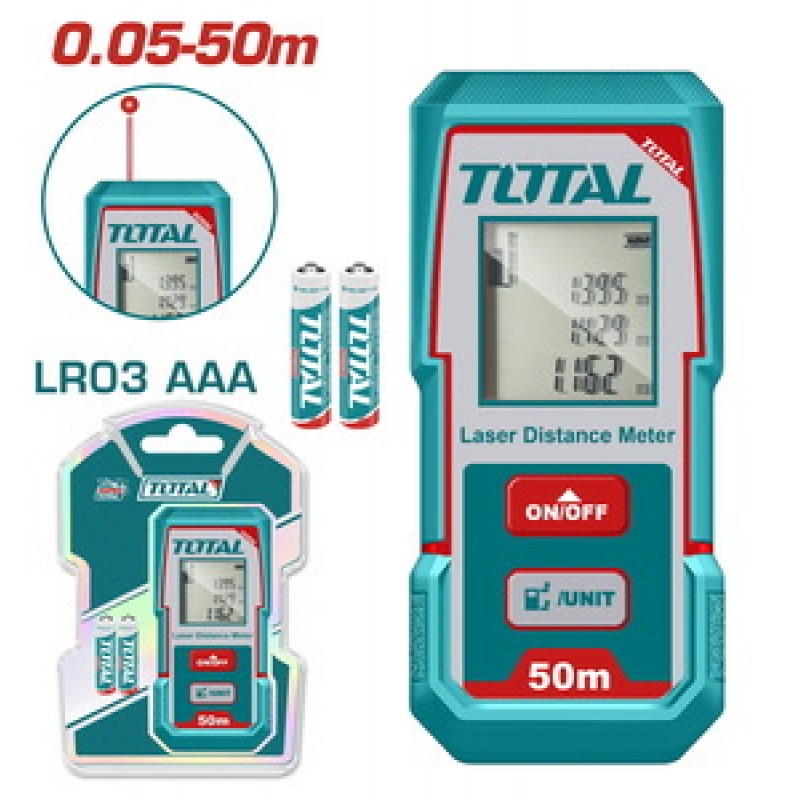 TOTAL ΕΠΑΓΓ. ΜΕΤΡΗΤΗΣ ΑΠΟΣΤΑΣΕΩΝ LASER 0.05 - 50m (ΤMT55016)