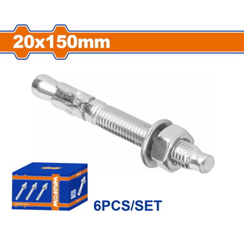 WADFOW ΒΙΣΜΑΤΑ ΜΕΤΑΛΛΙΚΑ ΓΑΛΒ. EXPRESS 20 Χ 150 6ΤΕΜ (WDQ2567)