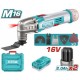 TOTAL ΕΠΑΓΓ. ΠΟΛΥΕΡΓΑΛΕΙΟ ΜΠΑΤ. Li-ion 16V / 2Ah / 2 ΜΠΑΤ (TMLI16222E)