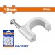 WADFOW ΡΟΚΑ ΣΤΗΡΙΞΗΣ ΚΑΛΩΔΙΩΝ 10mm 60ΤΕΜ (WFQ1K10)
