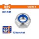 WADFOW ΠΑΞΙΜΑΔΙ ΑΣΦΑΛΕΙΑΣ ΓΑΛΒ. DIN985 10mm 120TEM (WMV6510A)