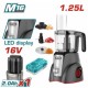 TOTAL ΜΠΛΕΝΤΕΡ - ΠΟΛΥΚΟΠΤΗΣ Multi ΜΠΑΤ.  Li-ion 16V / 1.25Lit / 2Ah / 1 ΜΠΑΤ (TMG027K)