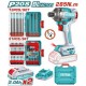 TOTAL ΕΠΑΓΓ. ΣΕΤ ΠΑΛΜΙΚΟ ΚΑΤΣΑΒΙΔΙ ΜΠΑΤ. Li-ion 20V / 2Ah / 285Nm / 2 ΜΠΑΤΑΡΙΕΣ (TOSLI250784E)