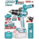 TOTAL ΕΠΑΓΓ. ΔΡΑΠ/ΒΙΔΟ ΚΡΟΥΣΤΙΚΟ ΜΠΑΤ. Li-ion 20V / 4Ah / 96Nm / 2 ΜΠΑΤ BL Motor (TIDLI209686E)