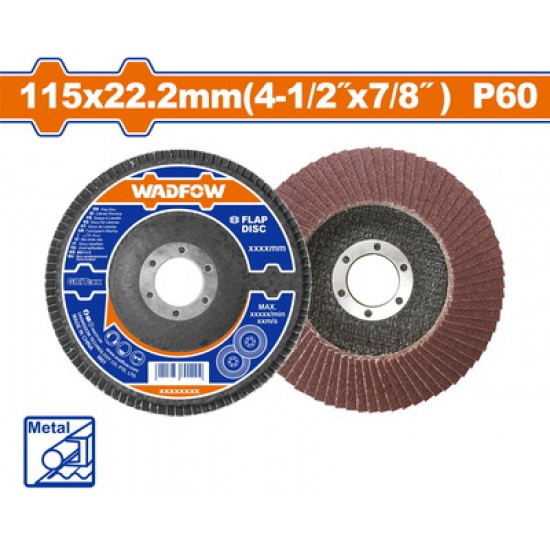 WADFOW ΠΟΛΥΠΤΕΡΟ ΓΥΑΛΙΣΜΑΤΟΣ 115mm Ρ60 (WYL0412)