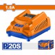WADFOW ΦΟΡΤΙΣΤΗΣ 1.8A ΓΙΑ ΜΠΑΤΑΡΙΕΣ Li-ion 20V (WFCP518E)