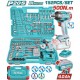 TOTAL ΕΠΑΓΓ. ΣΕΤ ΜΠΟΥΛΟΝΟΚΛΕΙΔΟ ΜΠΑΤ. Li-ion 20V / 500Nm / 4Ah / 1 ΜΠΑΤ 152ΤΕΜ BL Motor (THKTHP31522)
