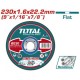 TOTAL ΔΙΣΚΟΣ ΚΟΠΗΣ ΙΣΙΟΣ ΙΝΟΧ / ΜΕΤΑΛΛΟΥ 230 Χ 1.6mm (TAC2162301)