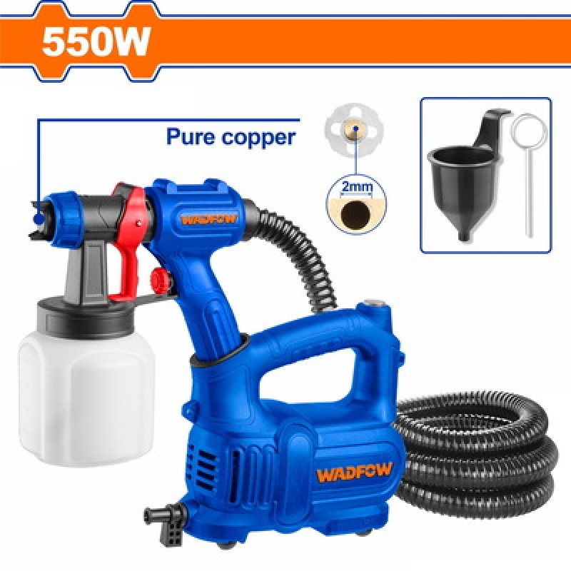 WADFOW ΗΛΕΚΤΡΙΚΟ ΣΥΣΤΗΜΑ ΒΑΦΗΣ HVLP 550W (WEG2A26)