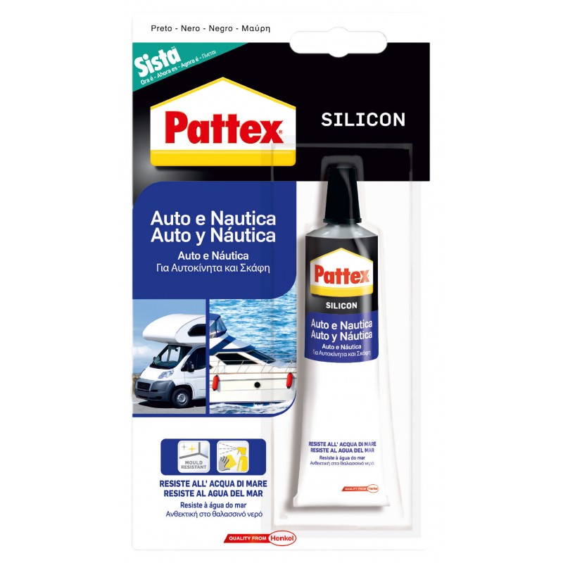 PATTEX AUTO Ε NAUTICA ΣΙΛΙΚΟΝΗ ΓΙΑ ΑΥΤΟΚΙΝΗΤΑ – ΣΚΑΦΗ BLISTER 60ML