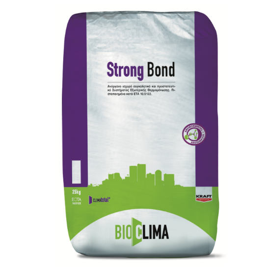 Strong Bond Kraft 25kg  ινοπλισμένο αντιρρηγματικό κονίαμα γκρι