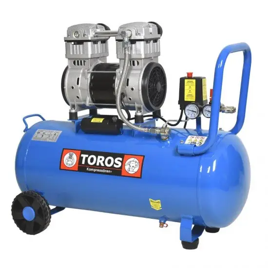 Αεροσυμπιεστής OIL FREE Χαμηλού Θορύβου TOROS 602088