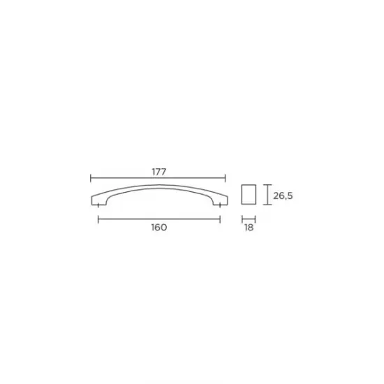 Λαβές επίπλων Σειρά 439  CONVEX+ΔΩΡΟ ΚΟΠΤΗΣ ΒΙΔΩΝ