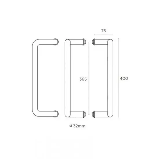 Λαβή εξώθυρας  CONVEX 929