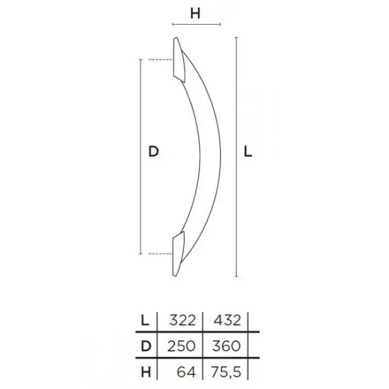 Λαβή εξώθυρας  Σειρά 453 CONVEX+ΔΩΡΟ 2 ΚΑΤΣΑΒΙΔΙΑ