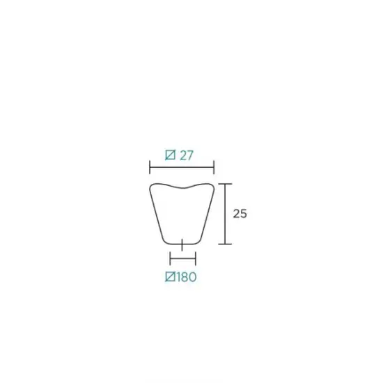 Πόμολα Επίπλων Σειρά 1001-25  CONVEX+ΔΩΡΟ ΚΟΠΤΗΣ ΒΙΔΩΝ