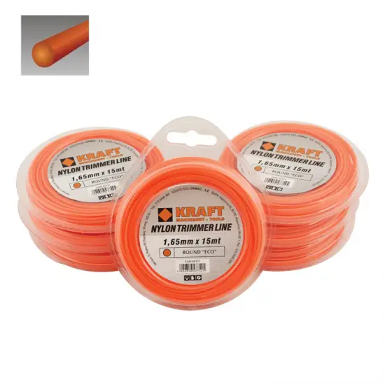 KRAFT ECO: ΝΗΜΑ ΚΟΠΗΣ ΣΤΡΟΓΓΥΛΟ 2.00mm ΣΥΣΚ.15mt